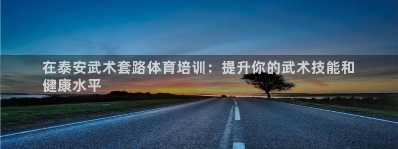 富联平台荐 585341：在泰安武术套路体育培训：提