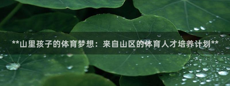富联平台赢钱不给退怎么办理：**山里孩子的体育梦想：